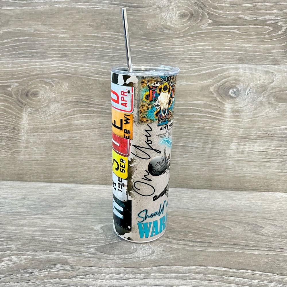 Morgan Wallen 20oz Stainless Steel Metal Tumbler Cup